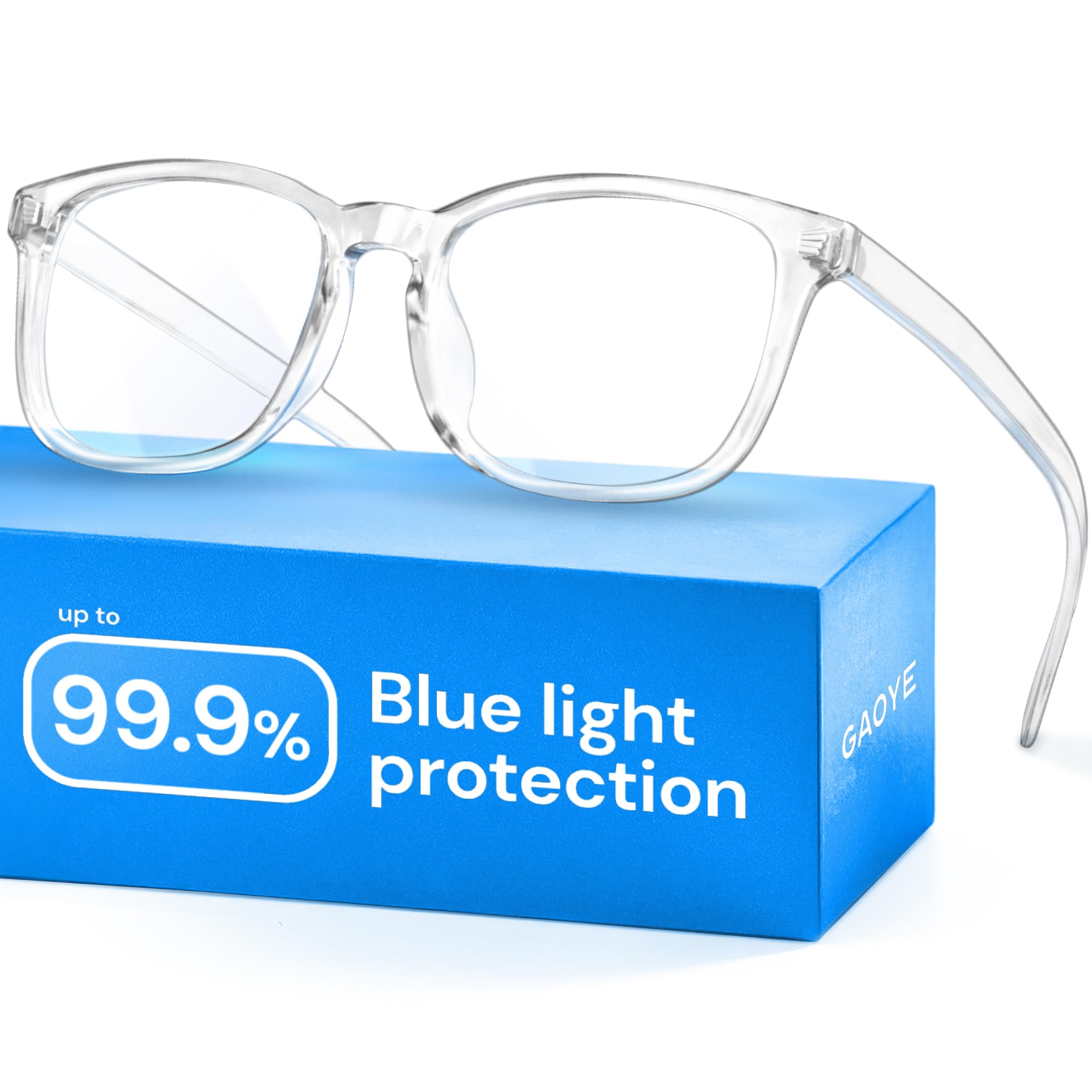 Photo 1 of Gaoye Blue Light Glasses for Computer & Gaming - Anti UV Ray Lenses, Scratch-Resistant & Comfort Fit