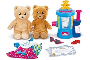 Casdon Build-A-Bear Workshop Toy Stuffing Station | At-Home Station for Kids Aged 3+ | Stuff, Dress & Cuddle Furry Friends | Toy Stuffing Station with Lights Included