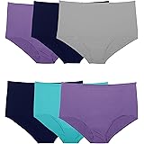 Fruit of the Loom Women's Underwear Microfiber Panties (Regular & Plus Size)