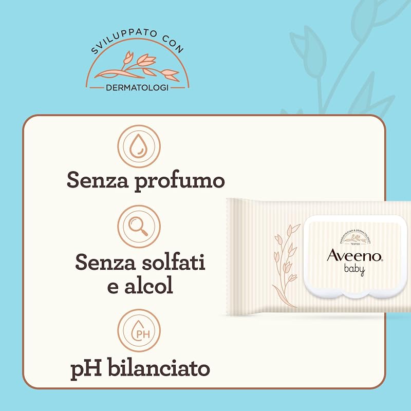 Daily Care Salviettine umidificate, Per pelli secche, 72 pezzi