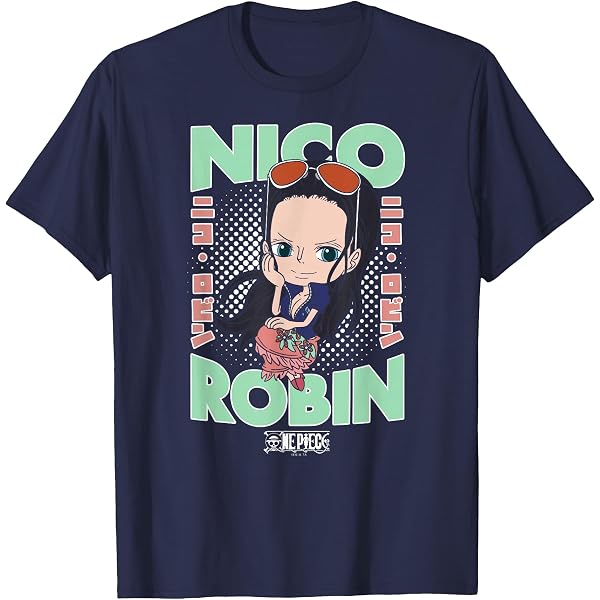 Amazon.com: One Piece Anime Nico Robin Wanted Poster Outline T