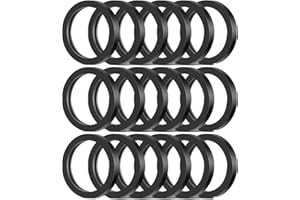 RXEAZIL 18pcs Gas Can Spout Gaskets Rubber Ring Replacement Fuel Washer Seals Spout Gasket Gas Gaskets Compatible with Most G