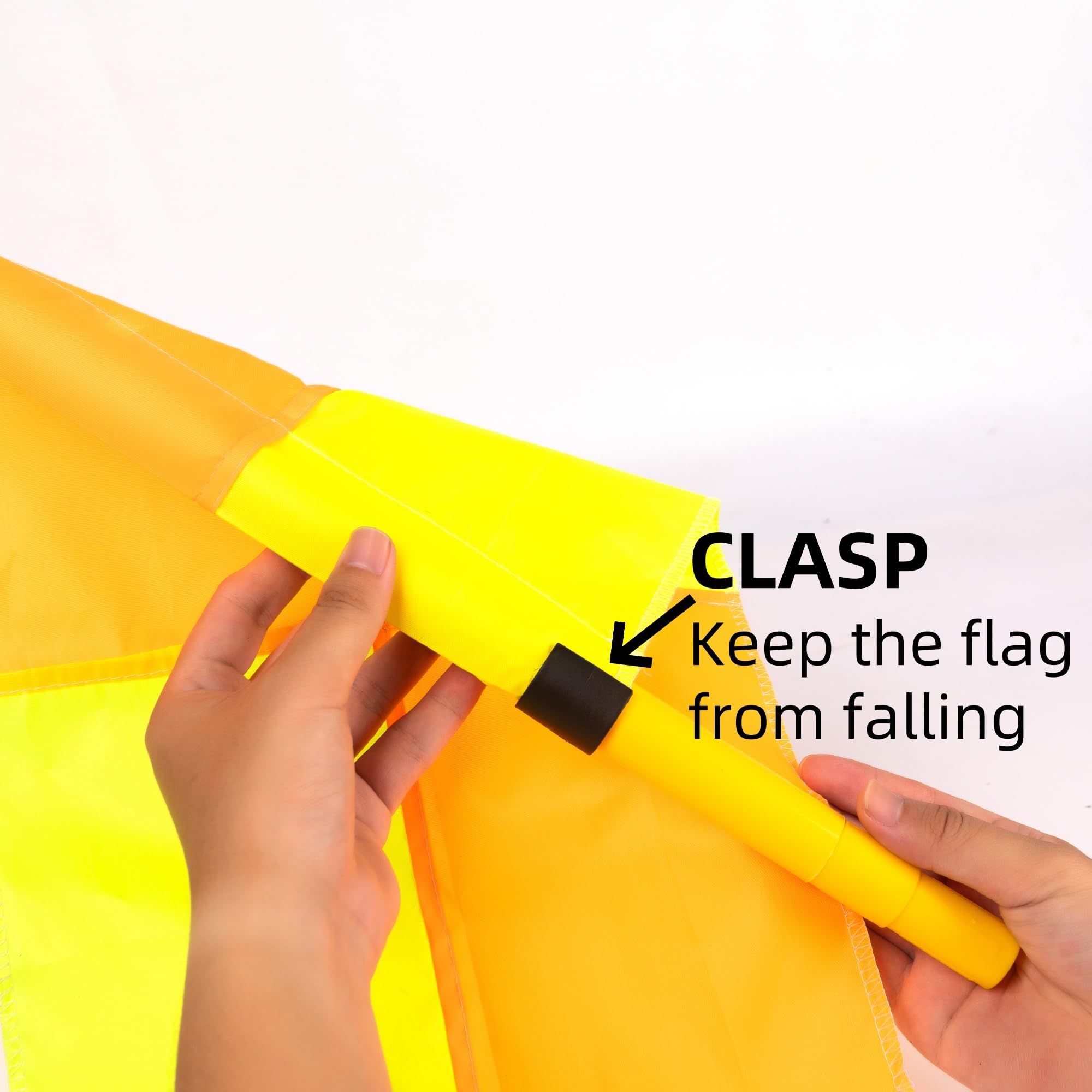 5FT Soccer Corner Flags for Soccer Field Set of 4,Soccer Flags Agility Poles Soccer Training Poles,Spring Loaded Adjustable Speed and Agility Training Equipment With Storage Bag