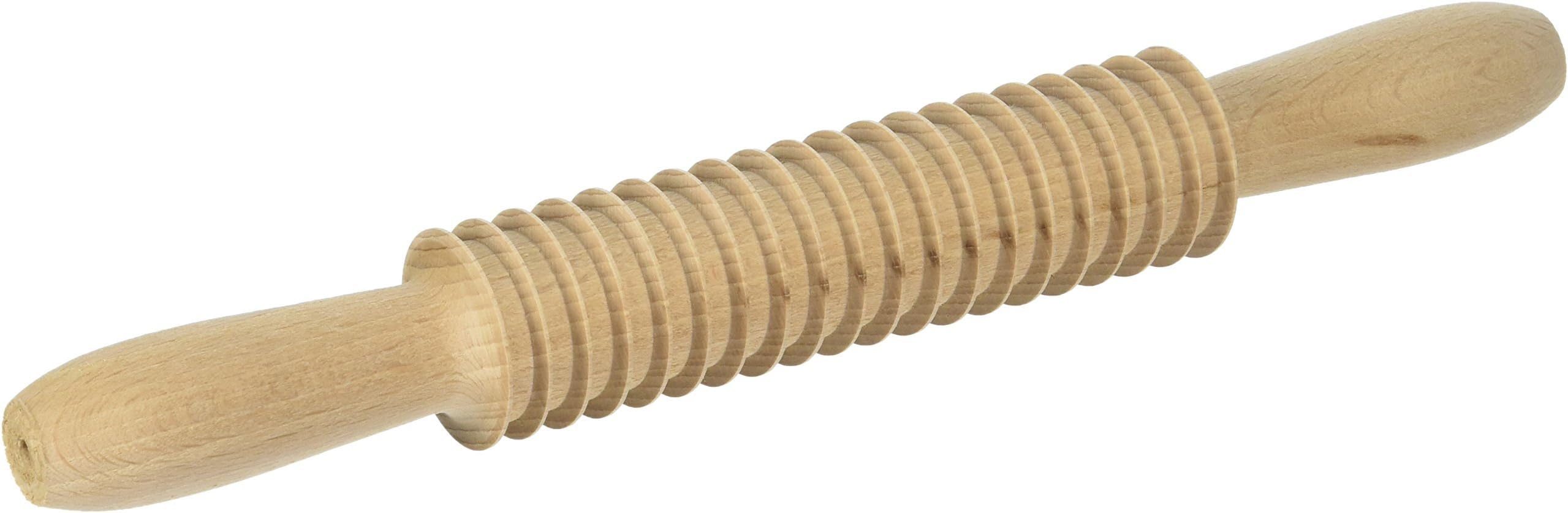 Eppicotispai Beechwood Fettuccine Cutter Rolling Pin, Large
