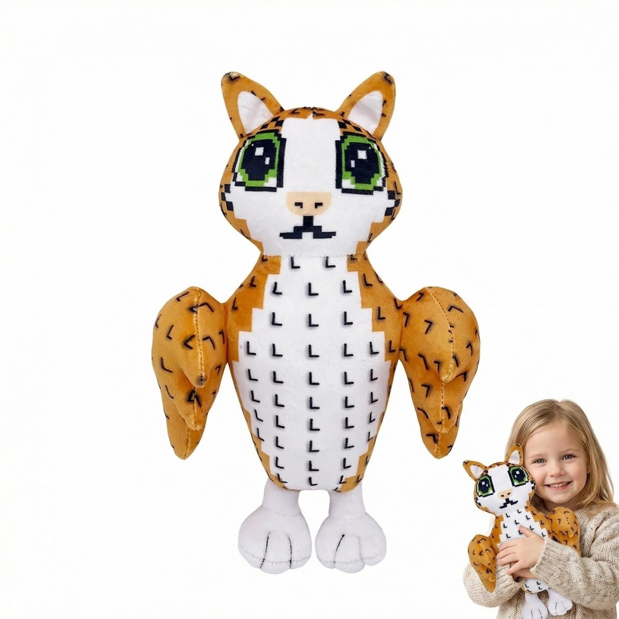 Mtbricey Steal a Brainrot Plush Italian Brainrot Figures Toy Soft Brainrot Plush Toy for Game Fans Tralalero Shark Plush Funny Toy Collectible Plushie Stuffed Animal Doll Gifts for Kids Adults (Owl) — image 1