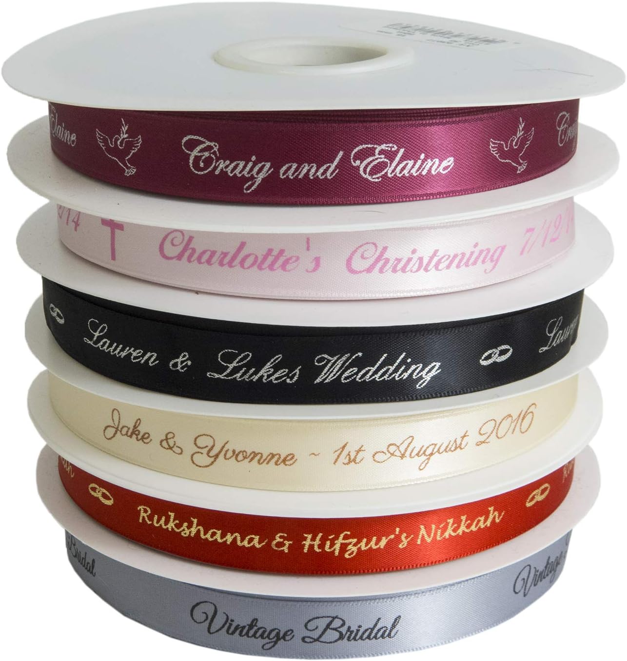 Personalised Ribbon 15mm x 20 metres Amazon.co.uk Kitchen & Home
