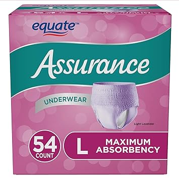 Assurance For Women Maximum Absorbency Protective Underwear Large 54 Count By Assurance Amazon In Health Personal Care