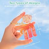 Mocoosy 182 Pcs Alphabet Resin Moulds Kit Letters Keychain Jewelry DIY view 5