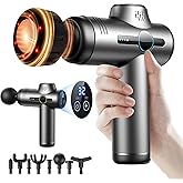 JOYSUWERUN Massage Gun with Heat, Mini Massage Gun - Portable Handheld Muscle Pain Relief and Recovery Tool, Compact and Convenient for Travel and Home Use,