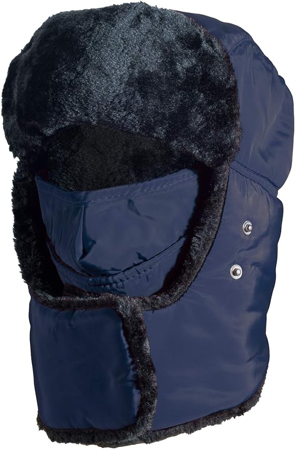 Cappello Invernale Da Aviatore Unisex 3 In 1 - Con Paraorecchie E Occhiali Integrati - Foto 5