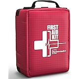 【2021 New】Professional First Aid Kit, Trauma Kit with Labelled Compartments Molle System for Car, Hiking, Backpacking, Campin