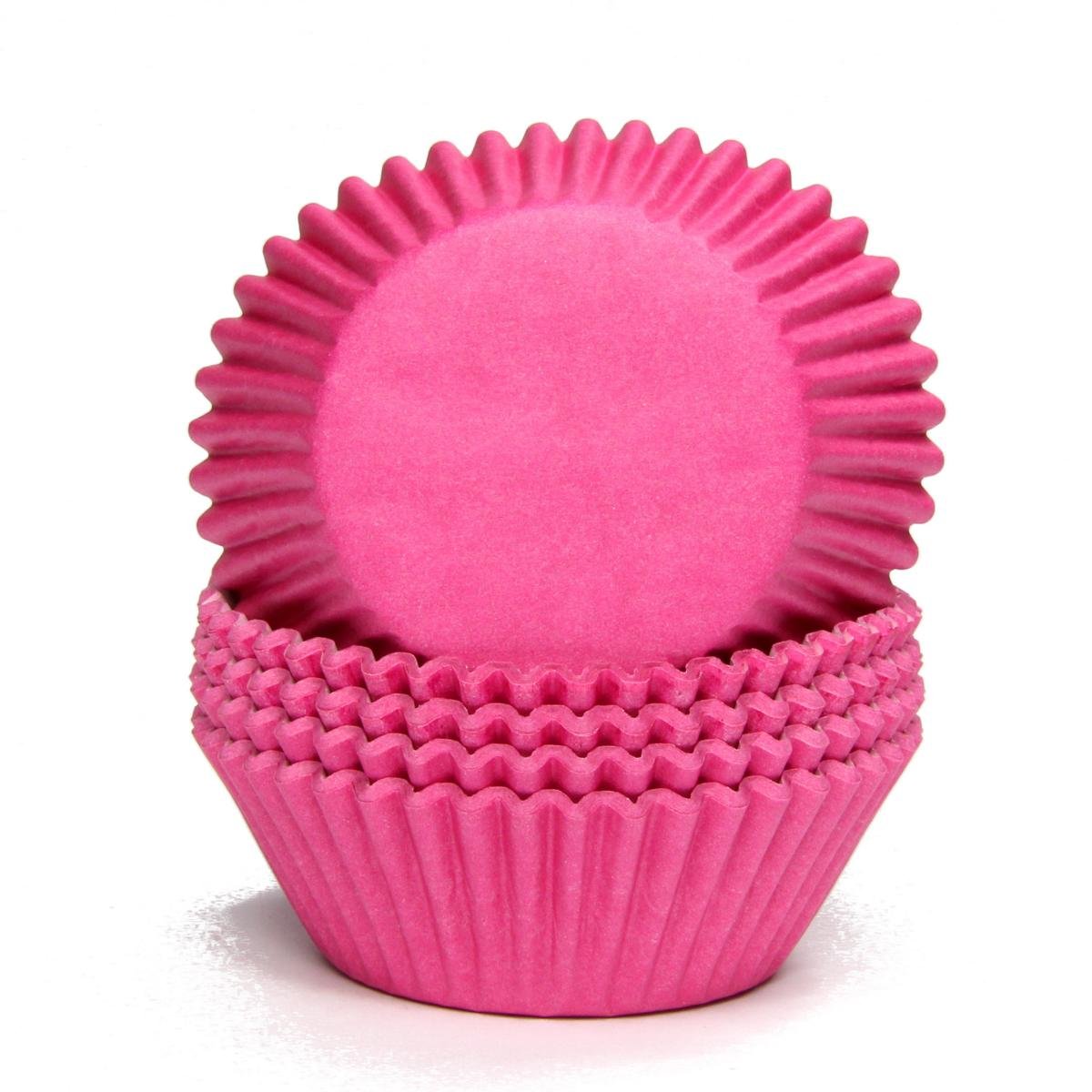 Miss Bakery's House® Paper Baking Cups - Standard - hot Pink - 75 Pieces