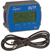 Supco DVTH Temperature and Humidity Data Logger with Graphic Display | Compact 4 x 3.05 x 1.5 in Monitor and Measurement Recorder for Refrigerators, Freezers, Storage, Greenhouses, and Florists