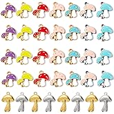 Stino Paired Bulk Enamel & Metal Charms for Jewelry Making, Colorful Metal Pendant for Bracelet Necklace and Crafting
