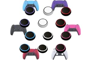 MatoSan® 4 Controller Grip Thumbstick Accessories Silicone Caps – Compatible with PS4 Sticks, Compatible with PS5 Controller – Thumb Grips Protection – Enhanced Precision for Thumbsticks (AllSan)