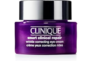 Clinique Smart Clinical Repair Wrinkle Correcting Eye Cream With Hyaluronic Acid + Peptides | Anti-Aging, Hydrating + Depuffi
