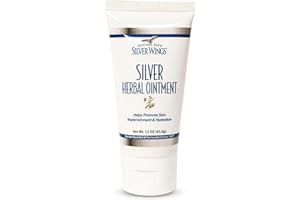 Natural Path Silver Wings 250ppm Silver Herbal Ointment - Nourishing and Moisturizing Skin Care 1.50oz