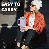 WATERSY 1182ml Travel Mug 40oz Stainless Steel Teal Purple Vacuum Insulated view 7