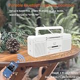 WISCENT Vintage Cassette Player Recorder Bluetooth AM FM Radio USB MP3 Converter view 6
