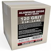 #120 Aluminum Oxide - 8 LBS - Fine Sand Blasting Abrasive Media for Blasting Cabinet and Blasting Guns.