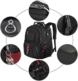 MATEIN 55L Extra Large Travel Laptop Backpack 18.4 inch Black Water Resistant view 6
