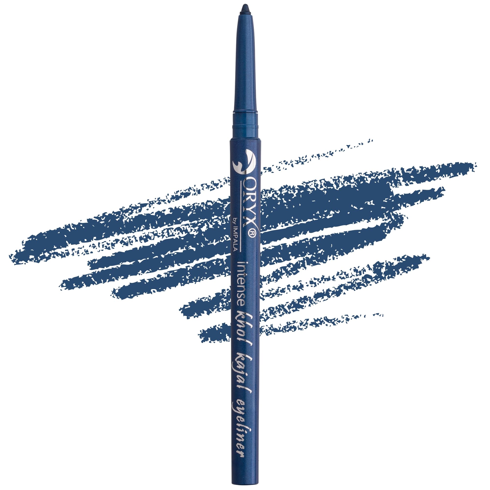 IMPALA | Oryx Khol Kajal Eye Pencil Starry Night Blue 08 | Waterproof Eyeliner | Precise Finish Eye Liner | Creamy and Easy to Apply | Intense, Long-Lasting, and Water-Resistant Color