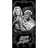 DGA Marilyn Monroe - Diamonds are Forever Fiber Reactive Beach Towel, Measures 30 by 60 inches