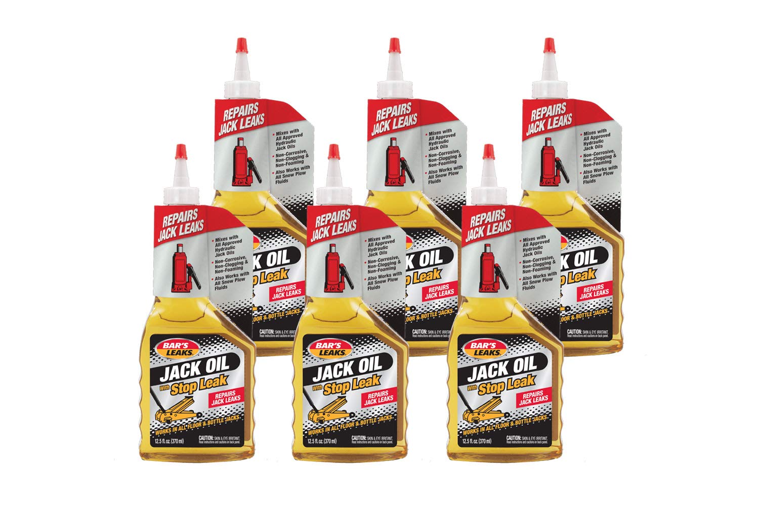 Bar S Leaks Hj12 6pk Jack Oil With Stop Leak 12 5 Oz Pack Of 6
