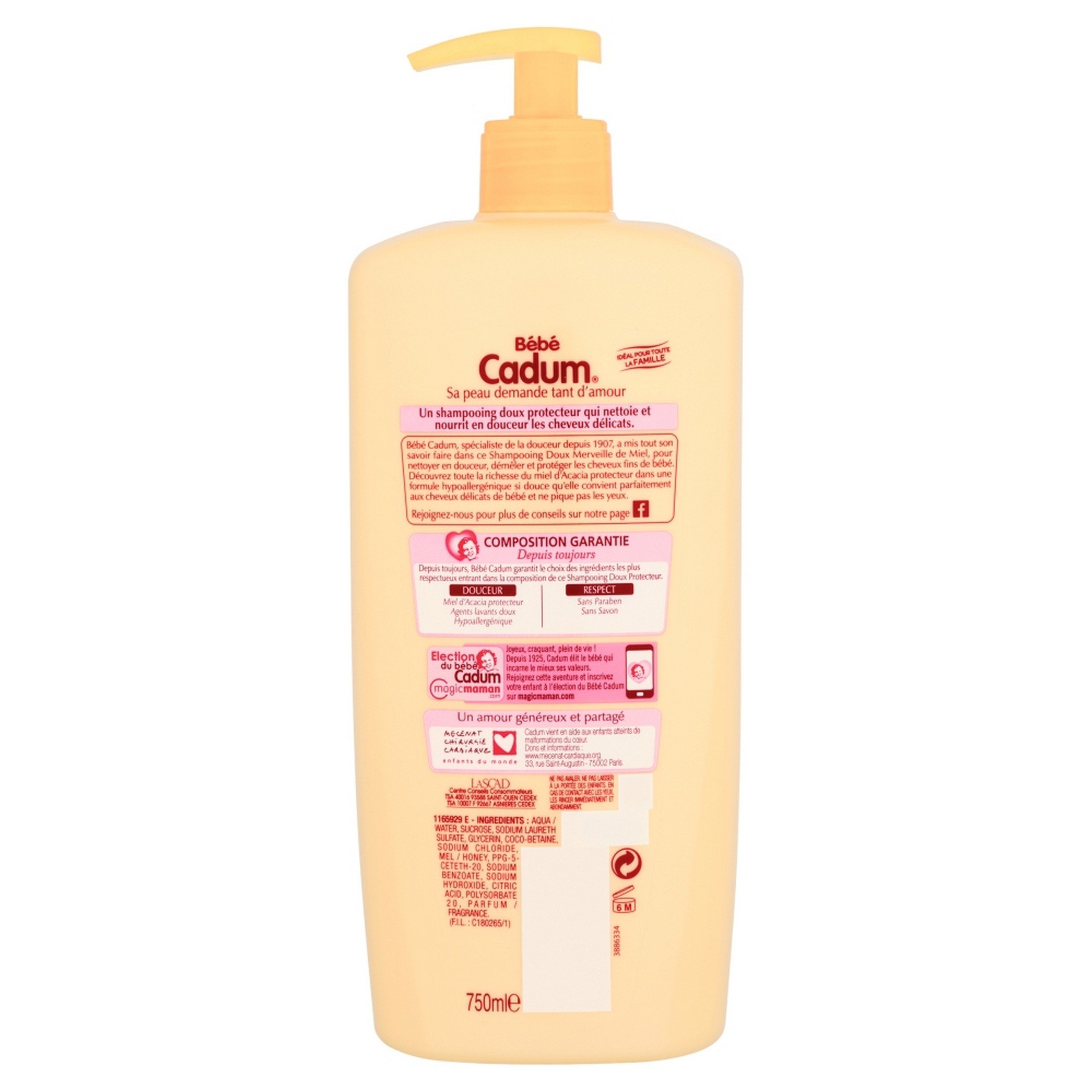 Cadum Baby Shampoo Cadum Wonder Sweet Honey Protector For Fine Hair Delicate 750ml Set Of 3 Buy Online In Macedonia At Macedonia Desertcart Com Productid