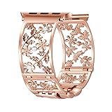 Duoan Floral Band Compatible with Apple Watch