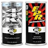 Motor God BG Platinum 44K Fuel System Cleaner &amp; BG 109 EPR Engine Performance Restore&ndash; 11 Fl Oz Key Chain