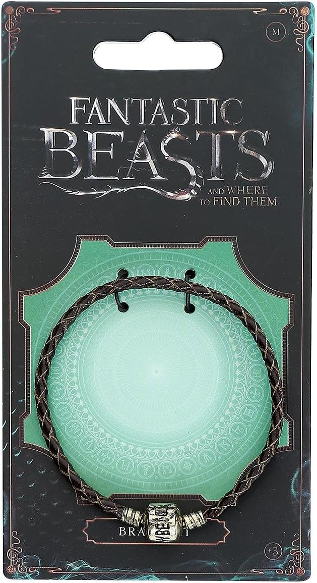 Fantastic Beasts Official Licensed Jewelry Leather Charm Bracelet (Available in 5 sizes)
