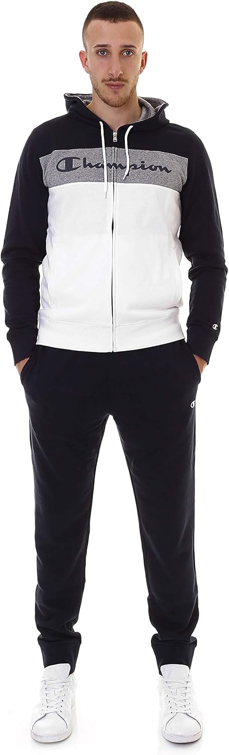 champion hooded full zip suit