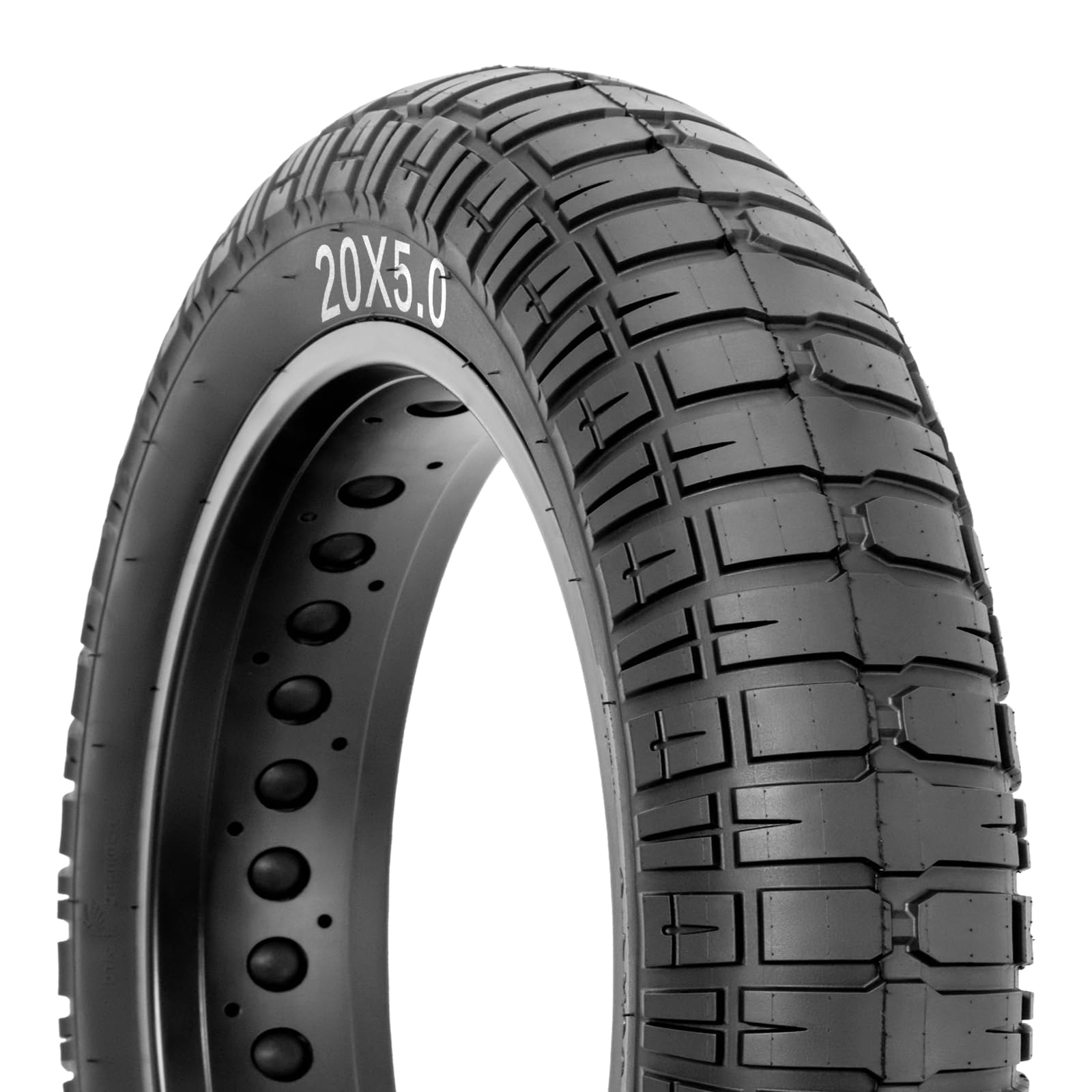Photo 1 of Hycline Ebike Fat Replacement Tire: 20x5.0 Inch Folding Puncture Resistant Fat Tires for Electric Bike, MTB, Heavy Duty, All-Terrain High-Density Tire for Street/Trail Riding