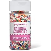 Amazon Grocery, Rainbow Sprinkles, 2.75 Oz (Previously Amazon Fresh, Packaging May Vary)