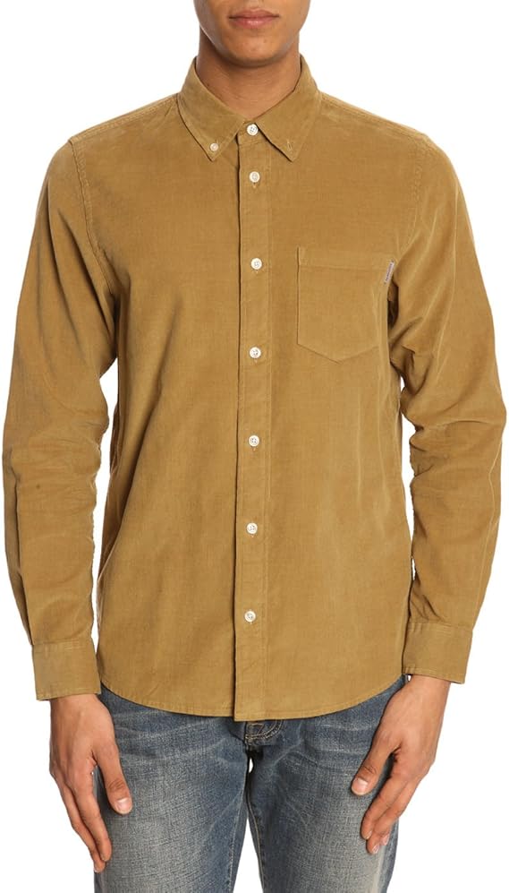 Carhartt - Chemise - Homme - Chemise velours marron kaki ...