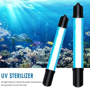 Mysterilizer Aquarium Tauchen Uv Licht Bakterien Toten Lampe Aquarium Uv Sterilisator Licht Tauchboot Wasser Reinigen Uvc Lampe Wasser Lampe Zum Teich Aquarium 9w Amazon De Sport Freizeit