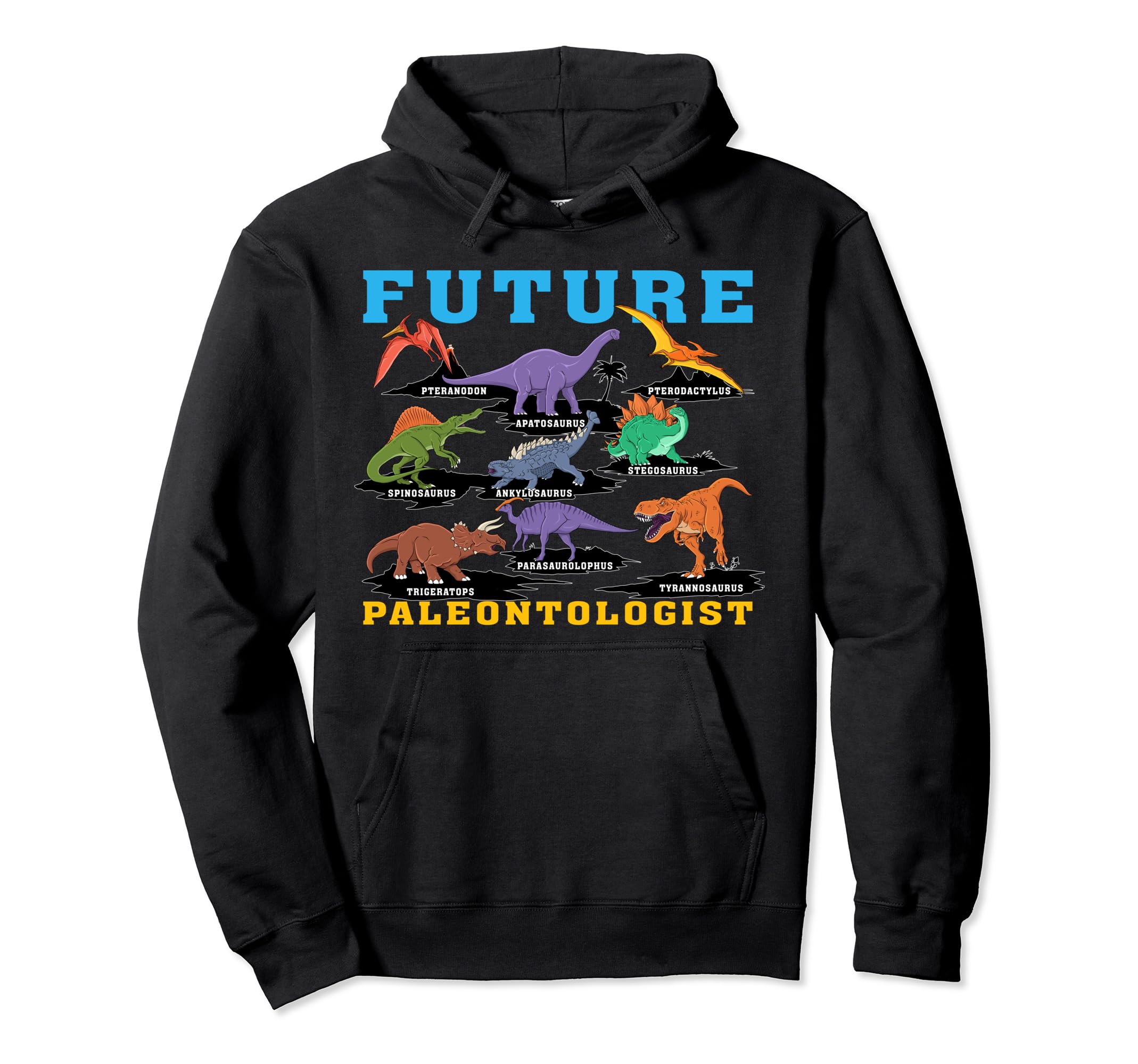 Future Paleontologist Science Paleontology Hobby Dinosaurs Pullover Hoodie