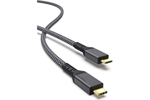 [4Ft] Thunderbolt 4 Cable, Maxonar Thunderbolt 4 Cable 40Gbps with 100W Charging and 8K/5K@60Hz or Dual 4K Video Compatible w