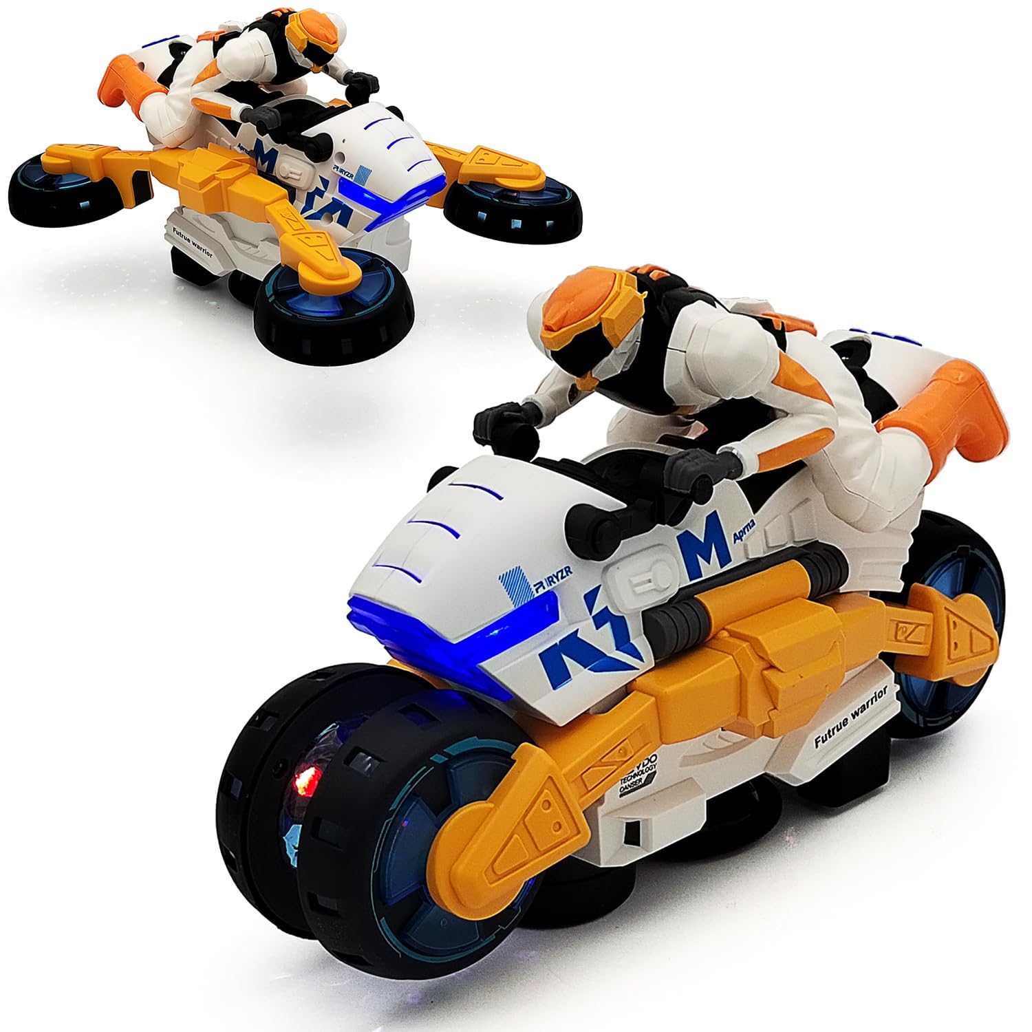 Photo 1 of Tipmant Baby Toddler Electric Motorcycle Vehicle Toys Luminous Lights, Music, Driving Deformation & 360° Rotation 