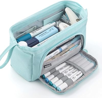 EASTHILL Large Pencil Case 100 Slot Storage Zipper Make-up Bag
