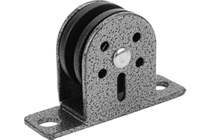 Single Pulley Block, 300kg Heavy Duty Fixed Solid Single Pulley Wheel for Home Fitness Cable Machine Build DIY