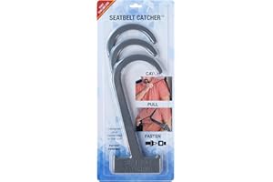 GEARU Seatbelt Catcher - 3 Pack Grabber and Seat Belt Aid for Elderly and People with Disabilities - Seat Belt Extender - Twisting or Reaching Perfect Aid for Back, Shoulder, Elbow Injuries (Gray)