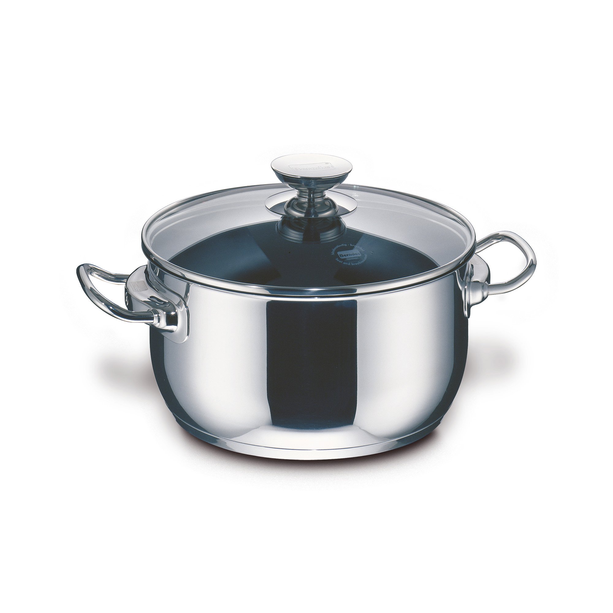 Berndes, Perfect Injoy Deep Casserole with Glass Lid 24 Cm