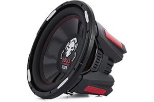 BOSS Audio Systems Phantom 12 Inch 2300 Watts 4 Ohm Dual Copper Voice Coal Car Audio Stereo Subwoofer Speaker with Poly Injection Cone