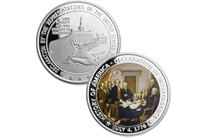 BHEALTHLIFE Challenge Coin President Day 1776 US Declaration of Independence Commemorative Gift