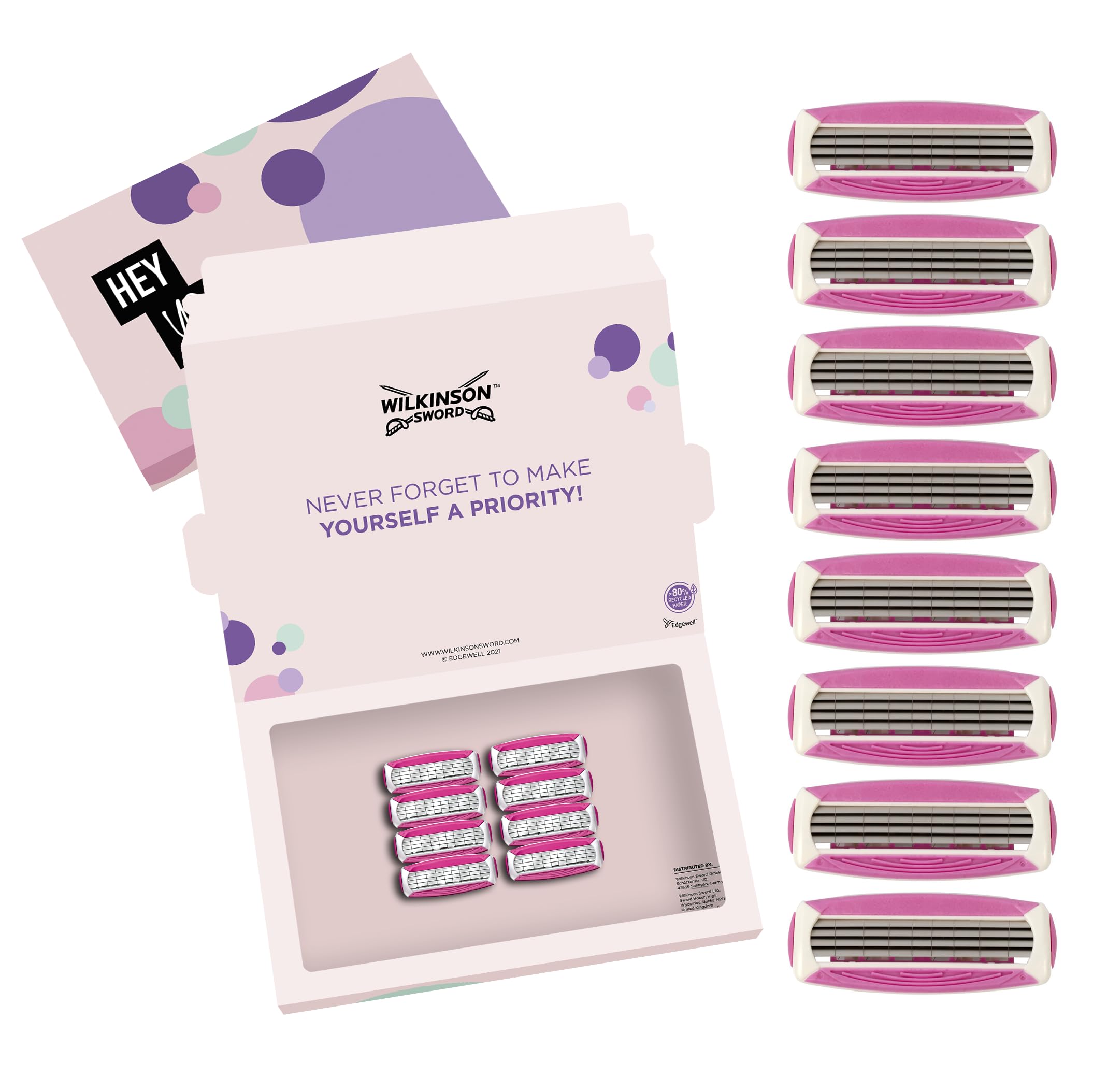 WILKINSON SWORD - Quattro For Women | Smooth Glide | Pack of 8 Razor Blade Refills — image 1