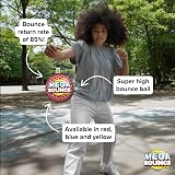 Wicked Mega Bounce XTR High Bounce Ball 85% Bounce Rate Yellow view 3