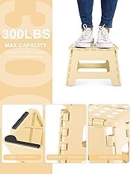 Dyforce Folding Step Stool 9 Inch, Kids Step