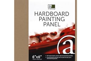 PRO ART Art Advantage Hardboard Painting Panel 6x6